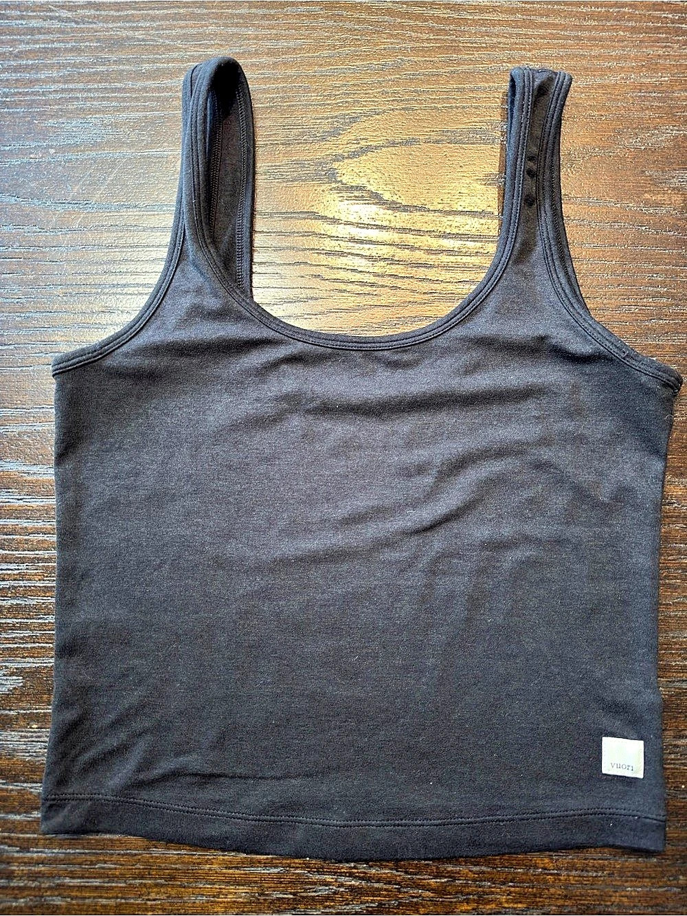 Vuori Halo Essential Tank Black Tank Top Size Small